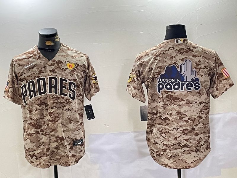 Men San Diego Padres Blank Camo Fashion 2024 Nike MLB Jersey style 7->indianapolis colts->NFL Jersey